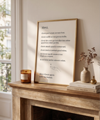 Affiche "Merci : la lettre"  –  Blanc